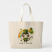 Happy St. Patrick’s Day Tote Bag ラージトートバッグ (裏面)