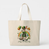 Happy St. Patrick’s Day Tote Bag ラージトートバッグ (裏面)