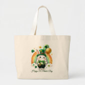 Happy St. Patrick’s Day Tote Bag ラージトートバッグ (正面)