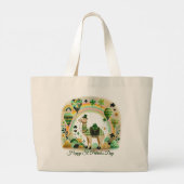Happy St. Patrick’s Day Tote Bag ラージトートバッグ (裏面)