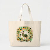 Happy St. Patrick’s Day Tote Bag ラージトートバッグ (正面)
