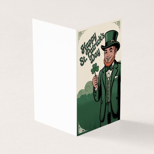 Happy St. Patrick’s Day Vintage Leprechaun (外部)