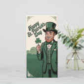 Happy St. Patrick’s Day Vintage Leprechaun (スタンド正面)