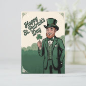 Happy St. Patrick’s Day Vintage Leprechaun (スタンド正面)
