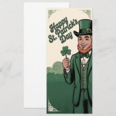 Happy St. Patrick’s Day Vintage Leprechaun (正面/裏面)