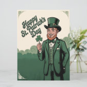 Happy St. Patrick’s Day Vintage Leprechaun (スタンド正面)