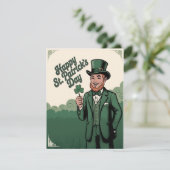 Happy St. Patrick’s Day Vintage Leprechaun (スタンド正面)