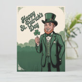 Happy St. Patrick’s Day Vintage Leprechaun (スタンド正面)