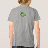 Happy St. Patrick’s Kid’s T-shirt with Back Print トライブレンドＴシャツ (裏面)