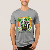 Happy St. Patrick’s Men’s  トライブレンドＴシャツ (正面)