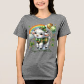 Happy St. Patrick’s Women’s トライブレンドＴシャツ (正面)