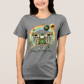 Happy St. Patrick’s Women’s トライブレンドＴシャツ (正面)