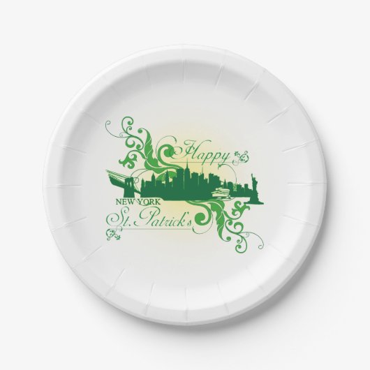 HAPPY ST.PATRICKS - 紙皿 (正面)