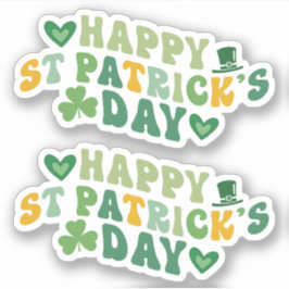Happy St. Patrick's Dayカスタム-Vinylシール シール