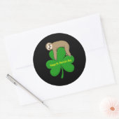 Happy St. Patrick's Dayステッカー ラウンドシール (封筒)