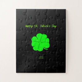 Happy St. Patrick's Dayパズル11インチX 14インチ ジグソーパズル