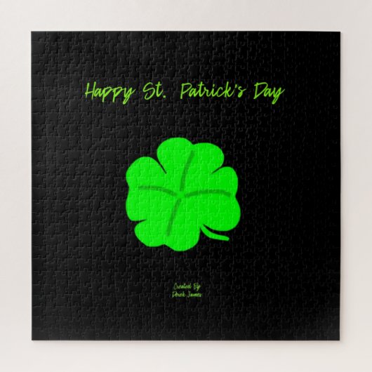 Happy St. Patrick's Dayパズル20" X 20" ジグソーパズル (縦)