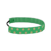 Happy St. Patrick's Dayヘッドバンド(グリーン&金ゴールド) アスレチックヘッドバンド (左)