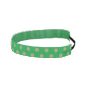 Happy St. Patrick's Dayヘッドバンド(グリーン&金ゴールド) アスレチックヘッドバンド (右)