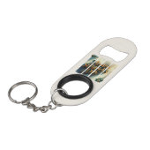 Happy St.Patrick's Day垂直ブラシストローク キーホルダー栓抜き (正面アングル)