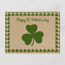 Happy St. Patrick's day – アイルランドの守護聖人 ポストカード