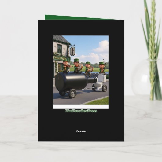 Happy St Patrick's Day カード (裏面)