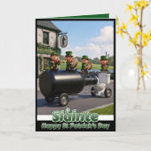 Happy St Patrick's Day カード (黄色い花)