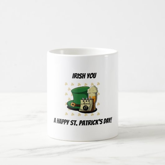 Happy St. Patrick's Day コーヒーマグカップ (中央)