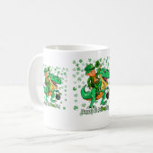 Happy St Patrick's Day コーヒーマグカップ (正面左)