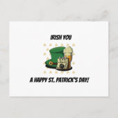 Happy St. Patrick's Day ポストカード (正面)