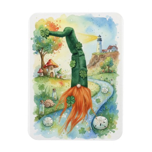 Happy St Patricks Day マグネット (縦)