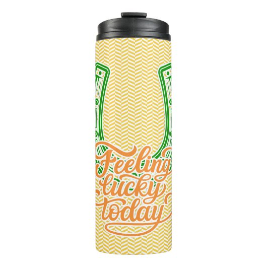 Happy St Patrick's Day - 感じLucky Today タンブラー (正面)