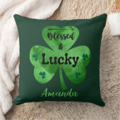 Happy St. Patrick's Day 賛美 and  Lucky クッション (ブランケット)