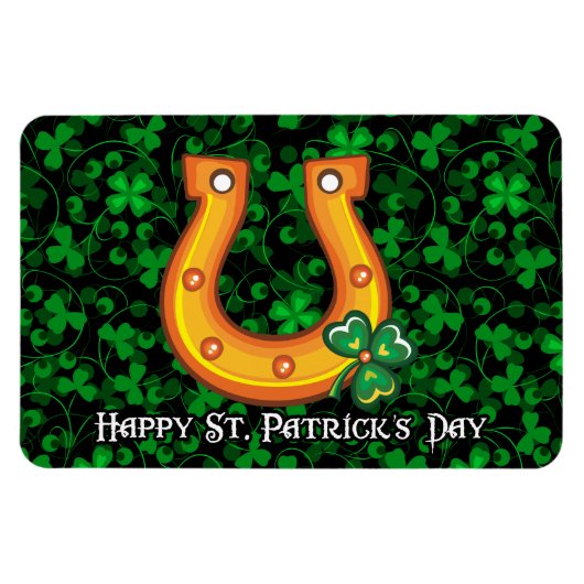 Happy St. Patrick's Day 1 Premium Magnet マグネット (横)