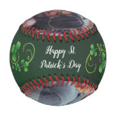 Happy St. Patrick's Day 2写真ボーイフレンド 野球ボール (裏面)