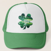 Happy St Patricks Day 4 leaf clover Irish Pride  キャップ (正面)