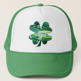 Happy St Patricks Day 4 leaf clover Irish Pride  キャップ