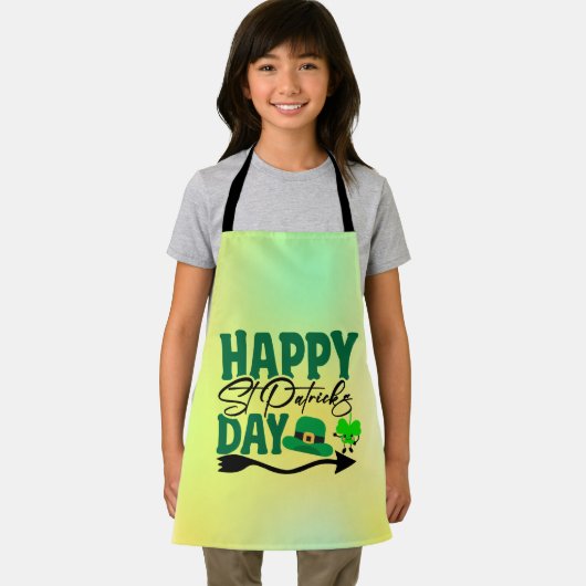 Happy St. Patrick's Day-66592 エプロン (インサイチュ)