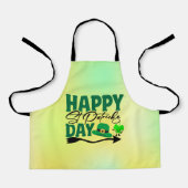 Happy St. Patrick's Day-66592 エプロン (正面)