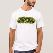 Happy St.Patrick's Day banner Tシャツ (正面)