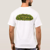 Happy St.Patrick's Day banner Tシャツ (裏面)
