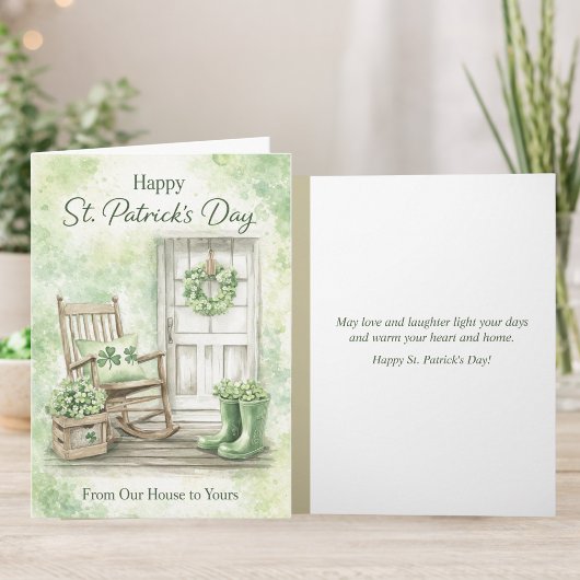 Happy St. Patrick's Day Card | From Our House カード