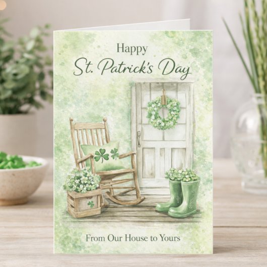 Happy St. Patrick's Day Card | From Our House カード