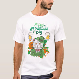 Happy St. Patrick's Day - Cat Tシャツ