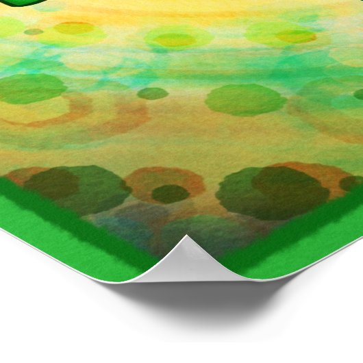 Happy St. Patrick's Day Classroom ポスター (角)