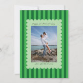 Happy St. Patrick's Day Custom Photograph Modern シーズンカード (正面)