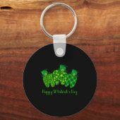 Happy St Patrick's Day Dental Istant Tooth Irish G キーホルダー (正面)