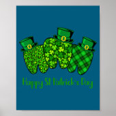 Happy St Patrick's Day Dental Istant Tooth Irish G ポスター (正面)