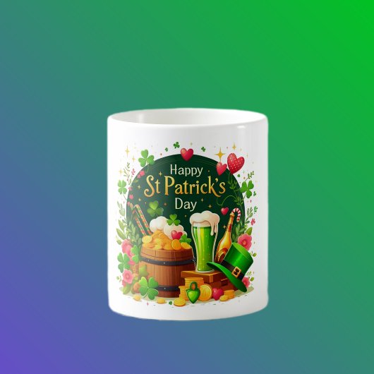 Happy St. Patrick's Day Festive Celebration コーヒーマグカップ