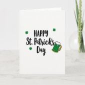 Happy St Patricks Day Fun Card カード (正面)